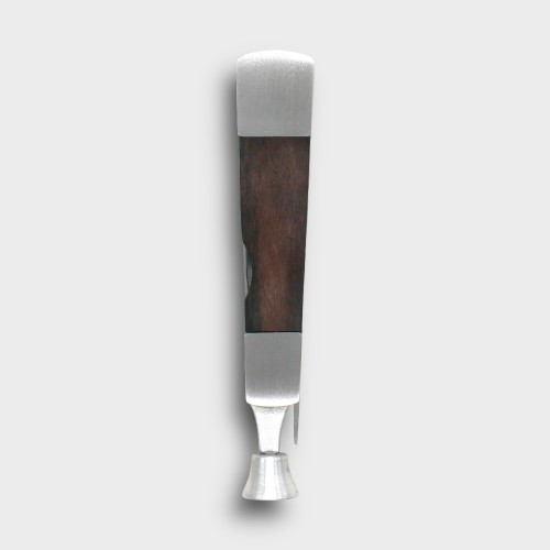 Passatore Pipe Knife Tool with Tamper & Prod - Matt Chrome & Wood