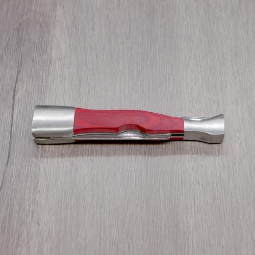 Pipe Smokers Knife Tool - Red Wood - End of Line