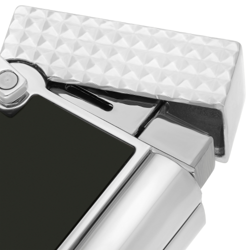 ST Dupont Lighter Necklace - Silver & Black