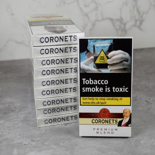  King Edward Coronets Cigar - 10 Packs of 5 (50 Cigars)