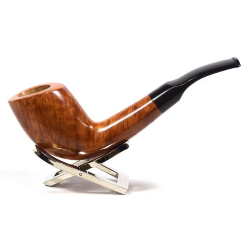 Lorenzetti Italy Smooth Light Brown Unique Semi Bent Fishtail Pipe (LZ08)