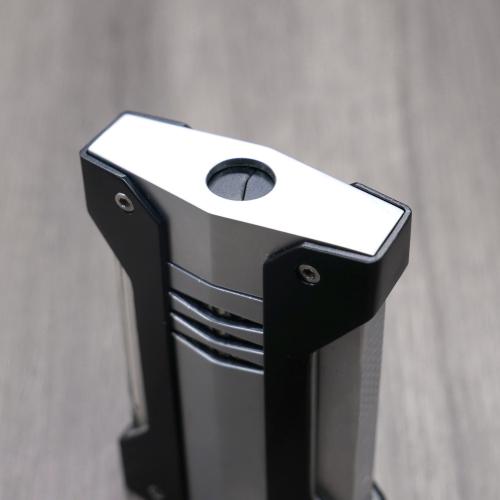 Myon Black and Silver Racing Edition Jet Cigar Lighter