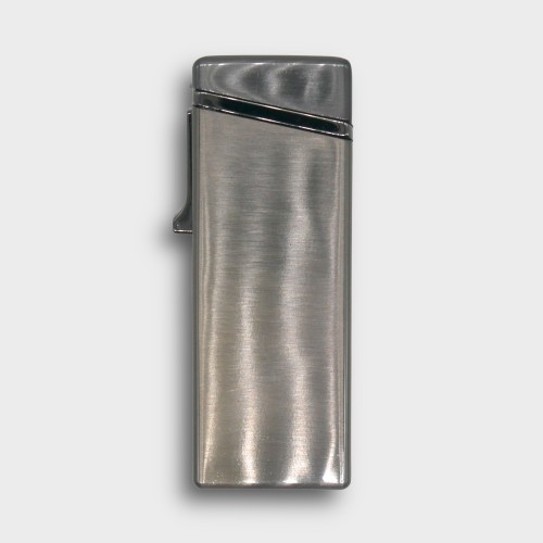 Eurojet Jet Lighter with Punch Cut and Rest - Gunmetal & Red