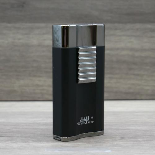 Winjet Wide Flat Flame with Punch - Black & Gunmetal - End of Line