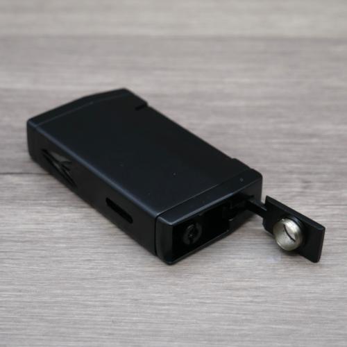 Winjet Twin Jet Flame with Fold Out Punch - Matt Black