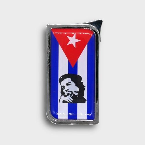 Colton Soft Flame Metal CHE Cuban Flag Lighter