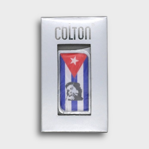 Colton Soft Flame Metal CHE Cuban Flag Lighter