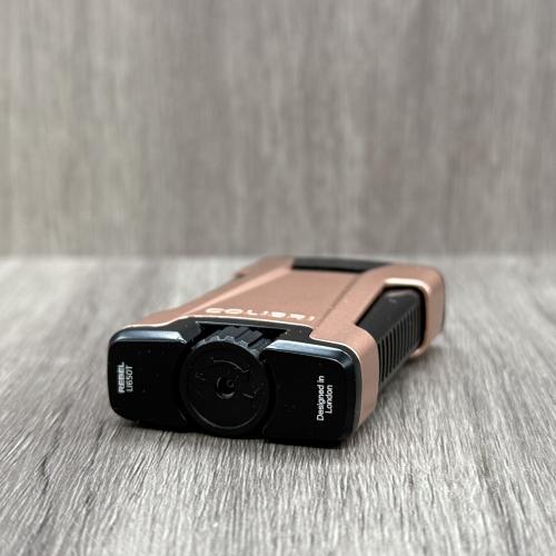 Colibri Rebel - Double Jet Flame Lighter - Rose Gold