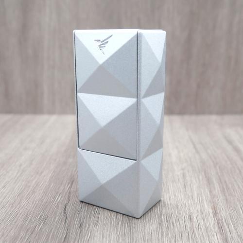 Colibri Quasar II Handheld Double-Flame Cigar Lighter - Silver
