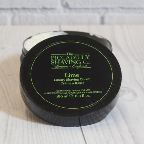 The Piccadilly Shaving Company - Lime Luxury Shaving Cream - 180ml - End of Line
