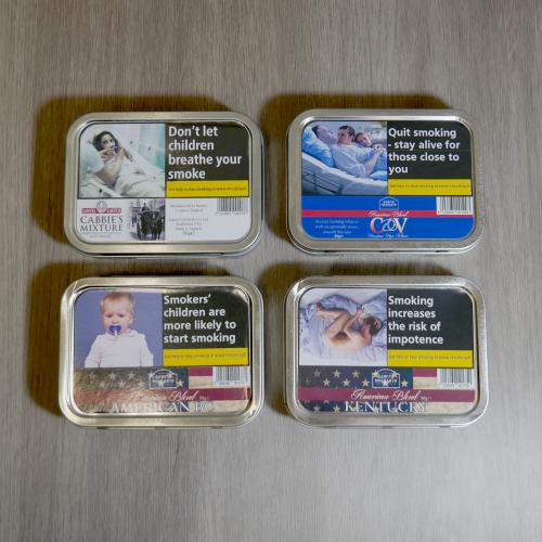 Empty Pipe Tobacco Tin - Rectangle - Lucky Dip