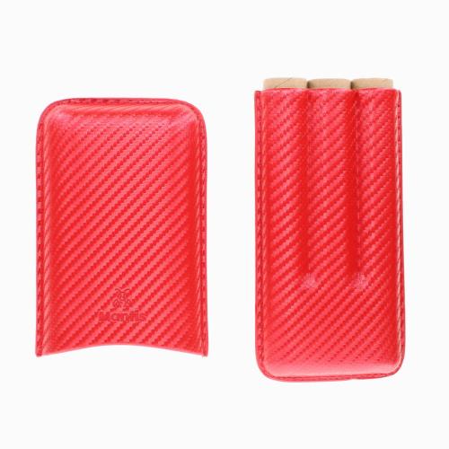 Mantis NeoCase Cigar Case - Red - Fits 3 Cigars