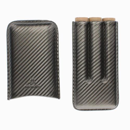 Mantis NeoCase Cigar Case - Grey - Fits 3 Cigars