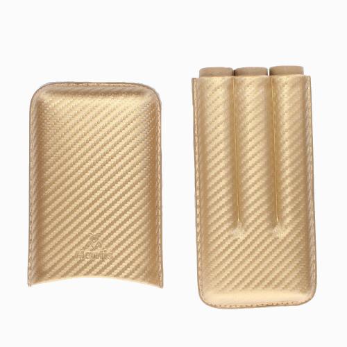 Mantis NeoCase Cigar Case - Gold - Fits 3 Cigars