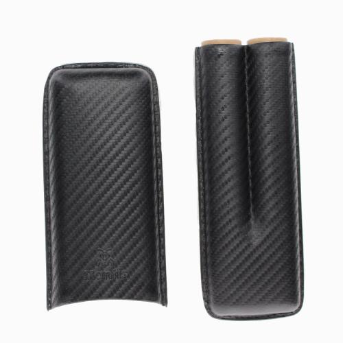 Mantis NeoCase Cigar Case - Black - Fits 2 Cigars