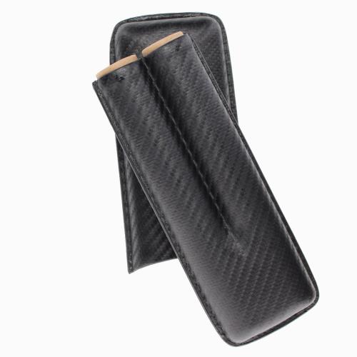 Mantis NeoCase Cigar Case - Black - Fits 2 Cigars