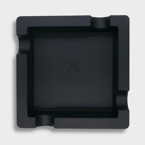 Mantis Flex Silicone Classic Black Cigar Ashtray - 4 Cigar Rests