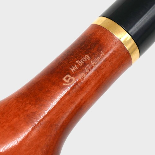 Mr Brog Billard 47 Smooth 9mm Filter Fishtail Pipe (MB6842)