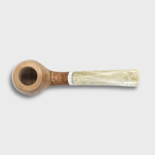 Mr Brog Olive Consul 82 Fishtail 9mm Filter Pipe (MB6860)
