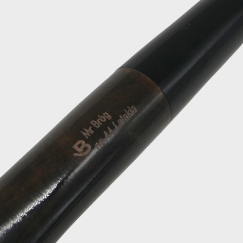 Mr Brog Latakia 44 Bent Rustic Fishtail Pipe (MB7054)