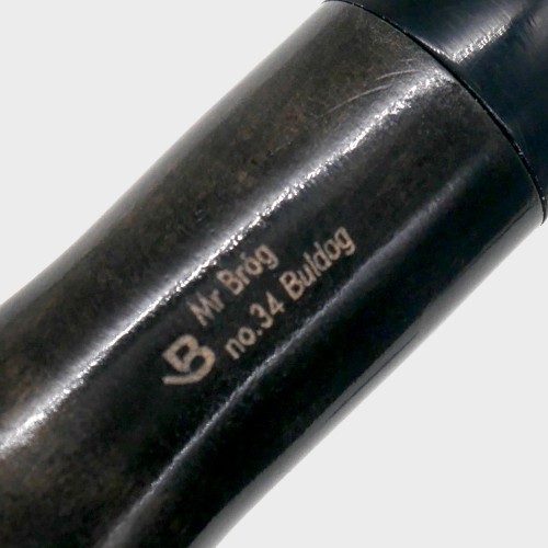 Mr Brog Buldog 34 Smooth 9mm Filter Fishtail Pipe (MB7192)