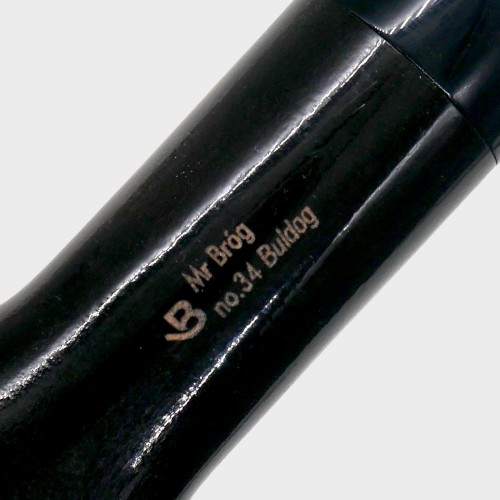 Mr Brog Buldog 34 Smooth 9mm Filter Fishtail Pipe (MB7193)