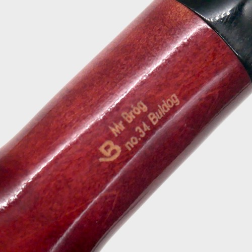 Mr Brog Buldog 34 Smooth 9mm Filter Fishtail Pipe (MB7194)