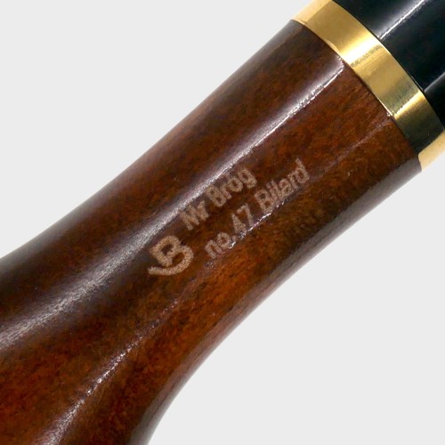 Mr Brog Billard 47 Smooth 9mm Filter Fishtail Pipe (MB7210)
