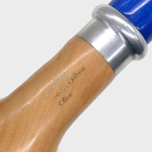 Mr Brog Olive Offline 84 Fishtail 9mm Filter Pipe (MB7231)