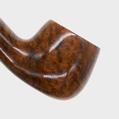 Mr Brog Alfa 98 Metal Filter Fishtail Briar Pipe (MB7265)