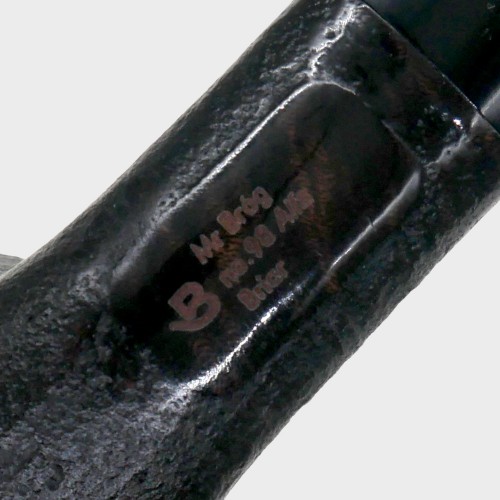 Mr Brog Alfa 98 Metal Filter Fishtail Briar Pipe (MB7266)