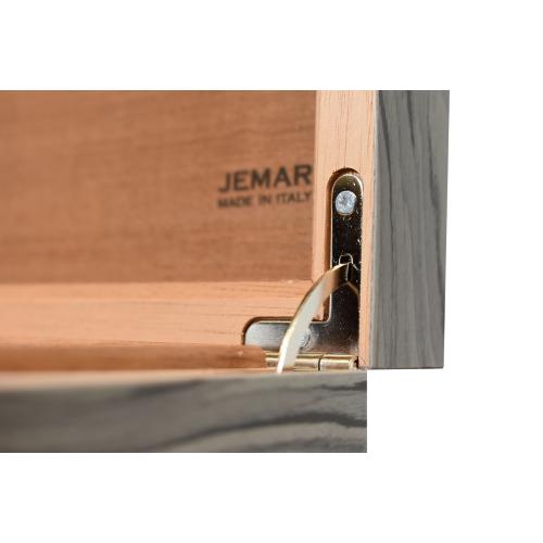 Jemar Mediterranean Collection Patterned Humidor - 70 Cigar Capacity (MED05)