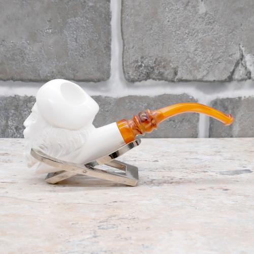 Meerschaum Medium General Bent Fishtail Pipe (MEER344)