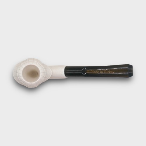 Meerschaum Mini Sherlock Bent Fishtail Pipe (MEER68)