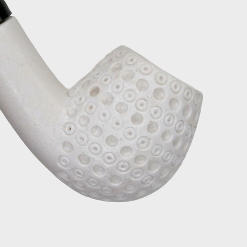 Meerschaum Mini Lattice Bent Fishtail Pipe (MEER70)