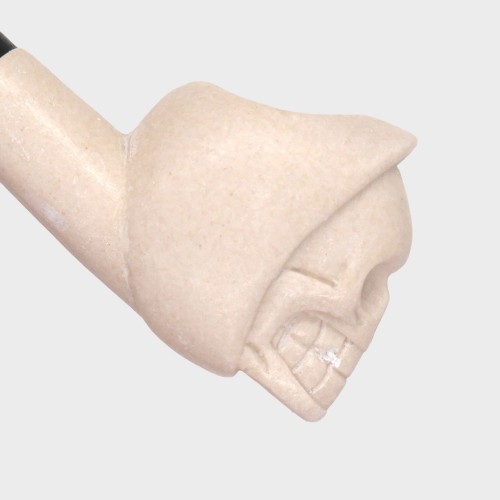 Meerschaum Mini Grim Reaper Bent Fishtail Pipe (MEER80)