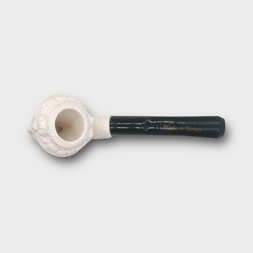 Meerschaum Small Victorian Lady Bent Fishtail Pipe (MEER83)