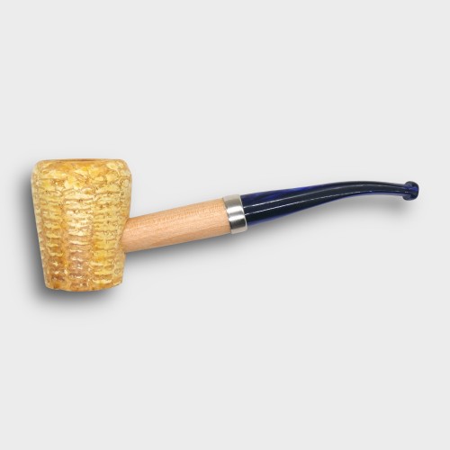 Missouri Meerschaum Valor Legend Corn Cob Bent Fishtail Pipe