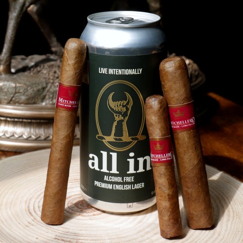 Mitchellero x All In Sampler - 3 Cigars and 1 Can