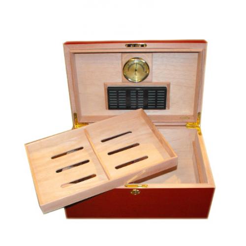 Monaco Cherry Humidor - 100 cigar capacity