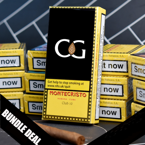 Montecristo Club Cigarillos - 5 x Pack of 10 (50) Bundle Deal