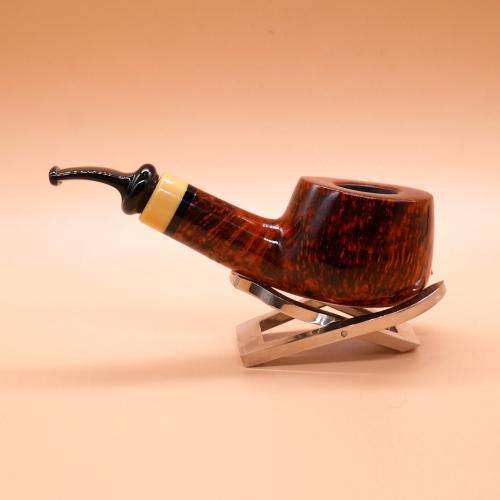 P Jeppesen IDA Handmade gr 3 Smooth Bent 9mm Filter Fishtail Pipe (NEER210)