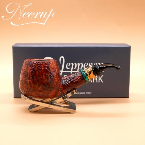 P Jeppesen Boutique gr 3 Smooth 9mm Bent  Fishtail Pipe (NEER232)