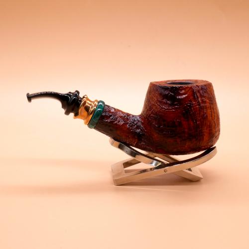 P Jeppesen Boutique gr 3 Smooth 9mm Bent  Fishtail Pipe (NEER232)