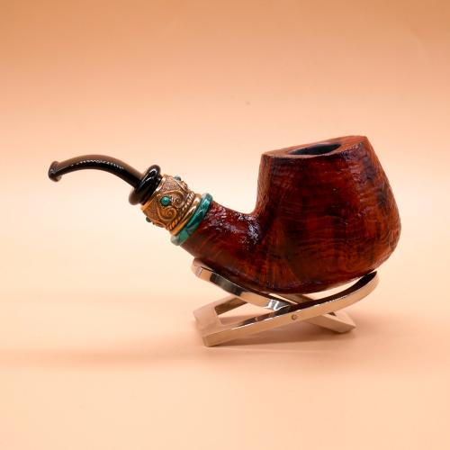 P Jeppesen Boutique gr 3 Smooth 9mm Bent  Fishtail Pipe (NEER233)