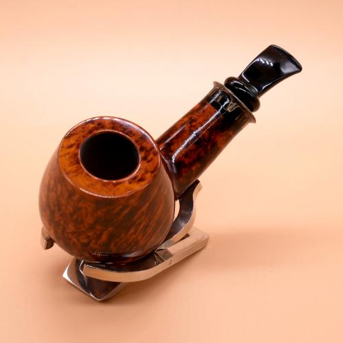 P Jeppesen IDA Handmade gr 4 Smooth Bent 9mm Fishtail Pipe (NEER277)
