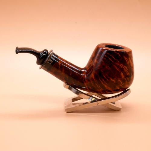 P Jeppesen IDA Handmade gr 4 Smooth Bent 9mm Fishtail Pipe (NEER277)