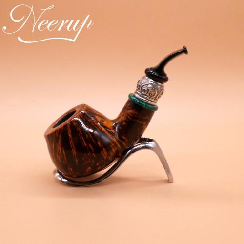 P Jeppesen Boutique gr 3 Smooth 9mm Bent Fishtail Pipe (NEER336)