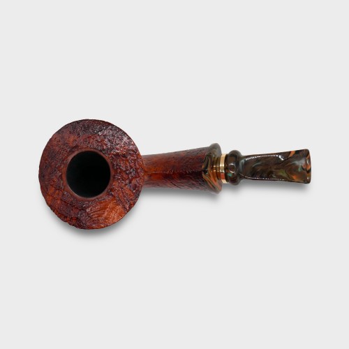 Neerup Structure Series gr 2 Sandblast Bent 9mm Filter Fishtail Pipe (NEER395)