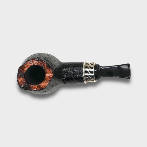 P Jeppesen Boutique gr 4 Smooth Bent Silver Fishtail Pipe (NEER406)